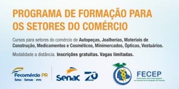 Programa de formação para os setores do comécio